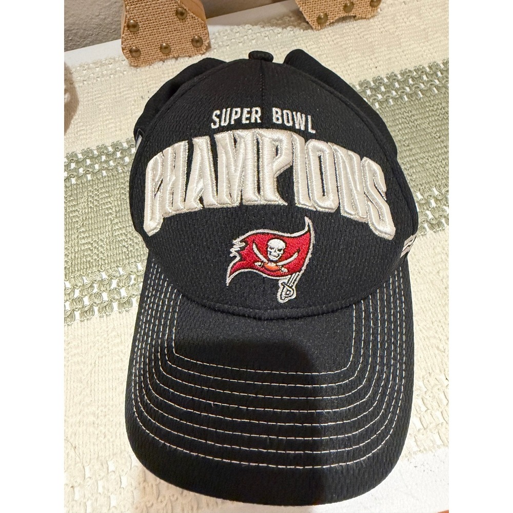 New Era Tampa Bay Buccaneers Super Bowl LV Champions Hat Black 9FORTY Snapback
